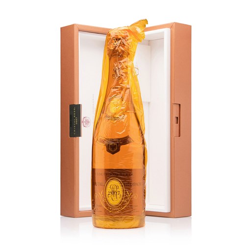 Send Louis Roederer Cristal Rose 2007 Vintage Champagne - Gift Boxed Online